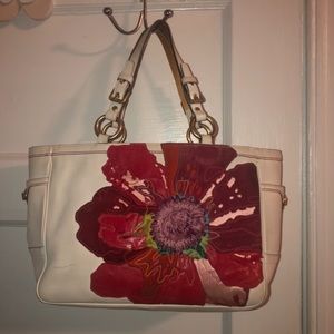 Coach Vintage Limited Ed. Poppy for Peace Purse